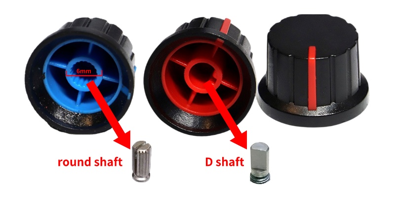 BONENS 6MM Slide Potentiometer Knob Jazz Bass Amp Style Knobs 3g 2