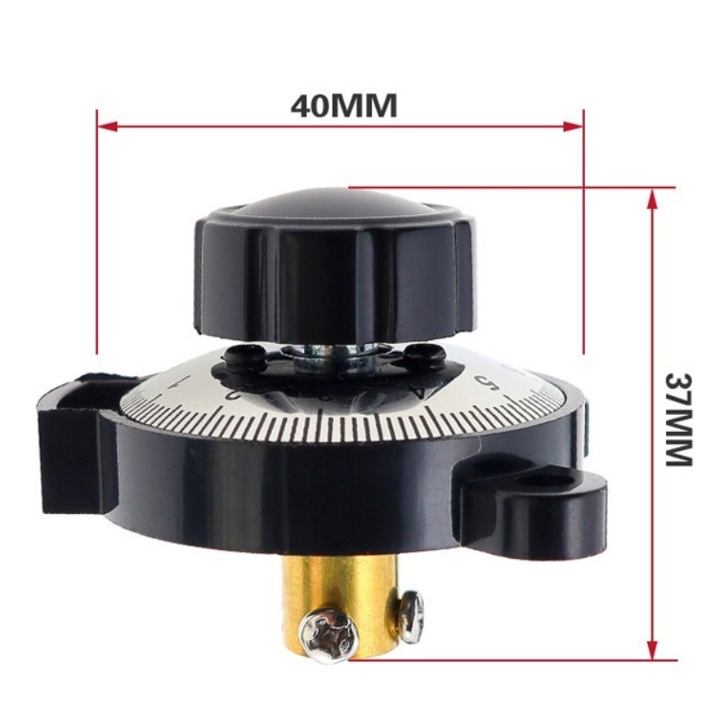 BONENS 6MM Potentiometer Dial Knob Button Lock Hat Switch 100K Ohm 4