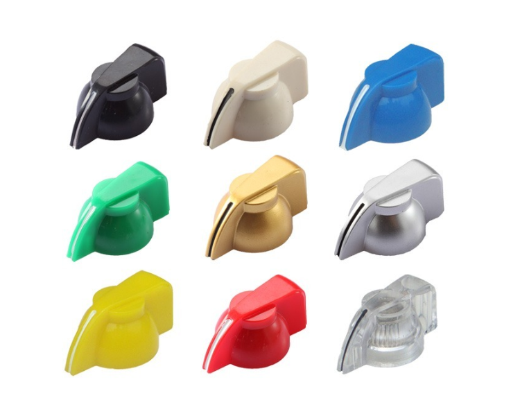 BONENS K7-1 Chicken Head Guitar Knobs Screw With 18 Teeth / 6.35MM Shaft Hole Diameter 10