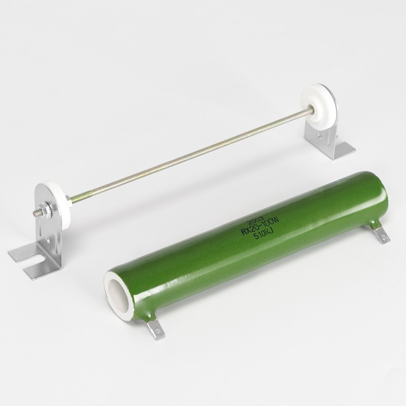 RX20 Braking Resistors Glazed Ceramic Wirewound Tube Enamel Capacitor Discharge Resistor 8