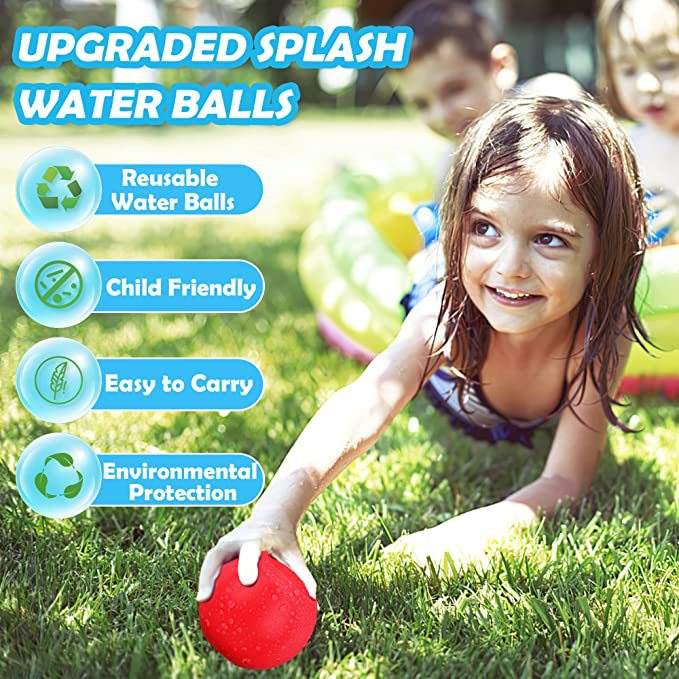Silicone rubber water polo in summer