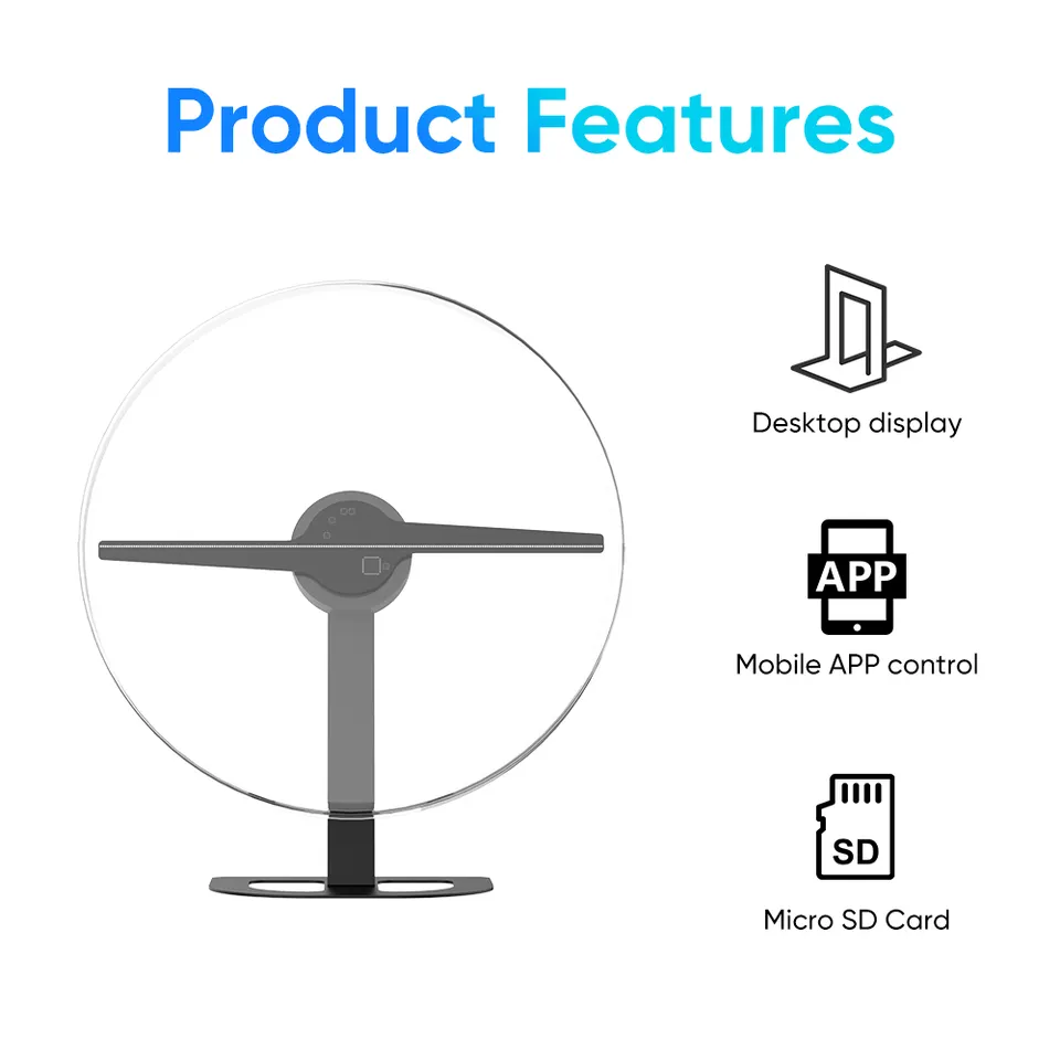 32cm Wifi 3d Hologram Projector Fan Manufacturers, Suppliers ...