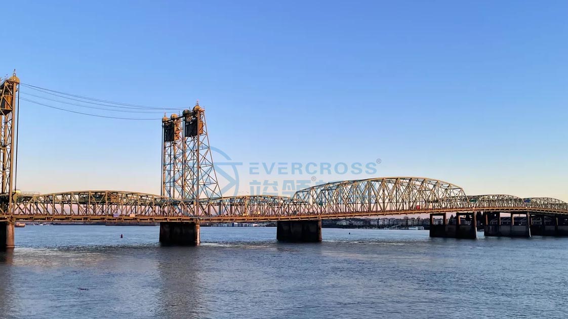 ASIM Large Span Steel Truss Bridge For Railway Steel Bridge WIth Long Life  Steel Truss Bridge