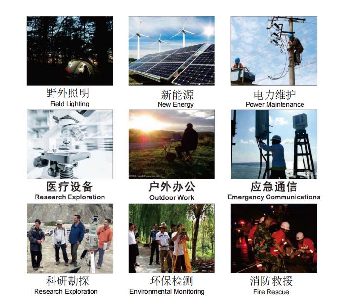 Portable energy storage systemPortable 1000W home energy storage battery 25.6V 40AH