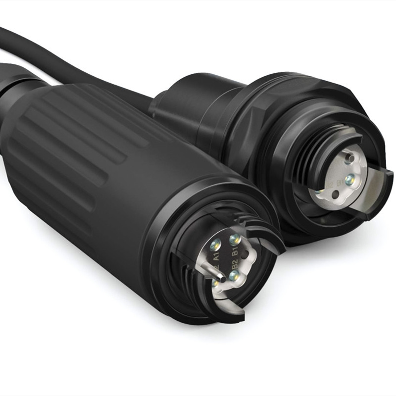 20231026180653 80948 - Waterproof Tactical Fiber Cable with HXB13 Fiber Connectors