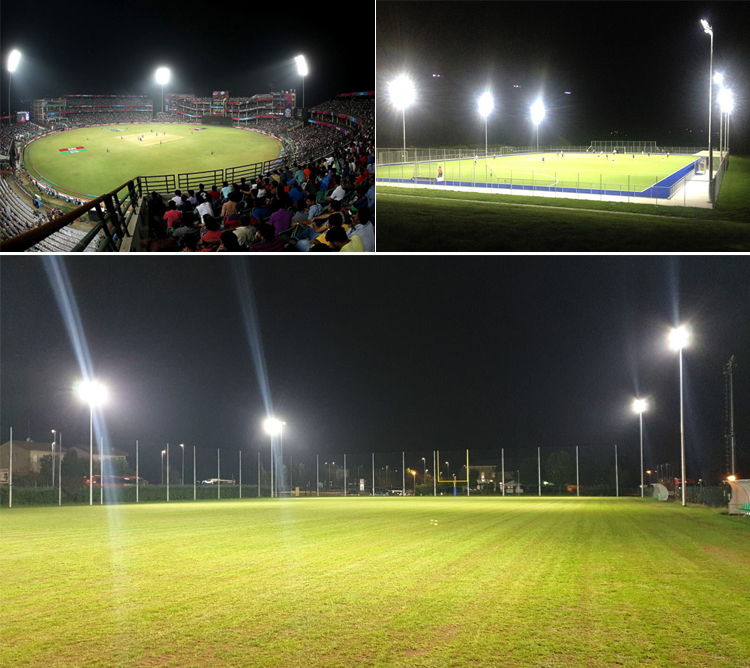 250W LED Flood Light Stadium Lights for Tenis Court Football Field 5