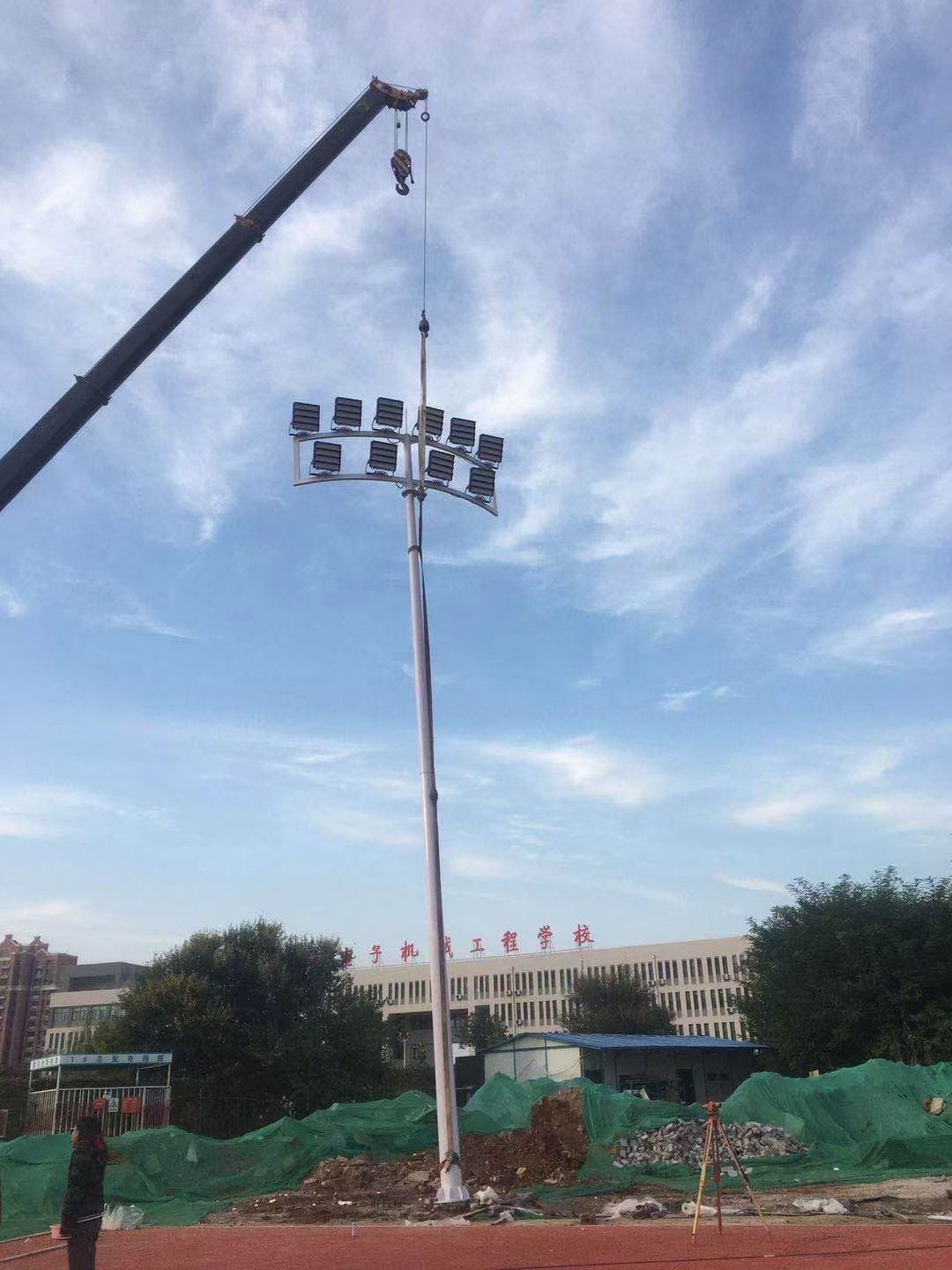 250W LED Flood Light Stadium Lights for Tenis Court Football Field 8