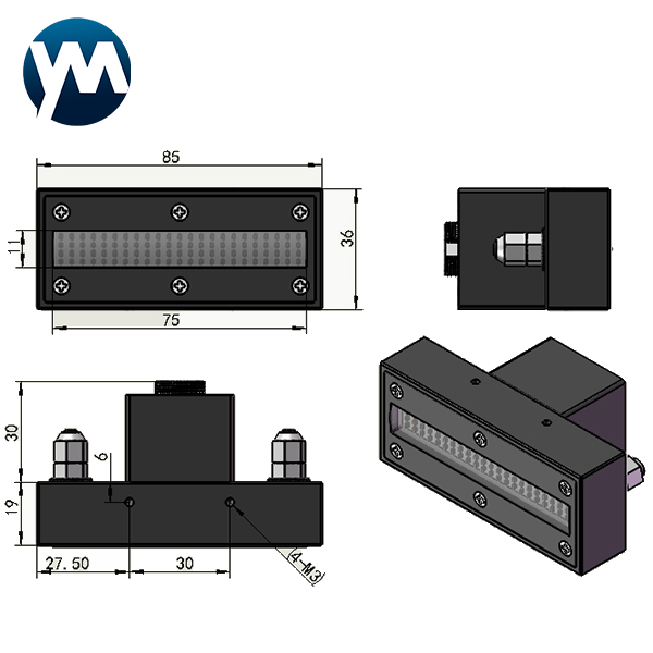 UV LED Curing Lamp 200W UV LED Curing Equipment UV Lamp For Printing Machine UV Curing System
