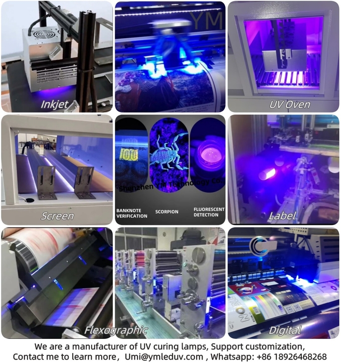 560W UV LED Light 365nm 385nm 395nm 405nm UV Led Module for Printing Machine Lamp 2