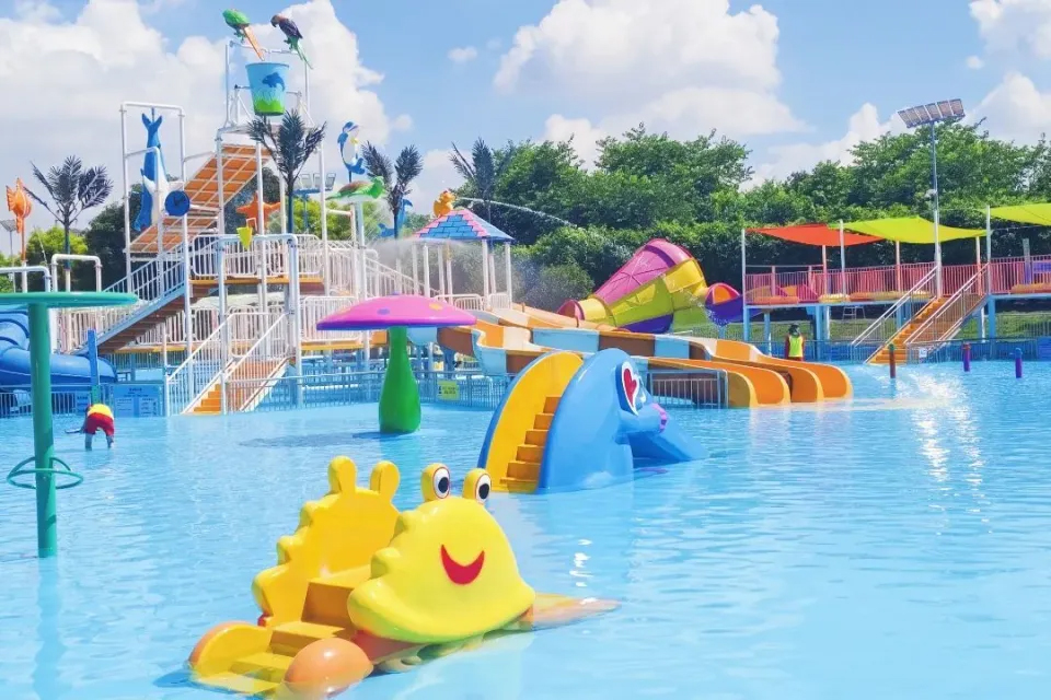 Kids water games crab park插图