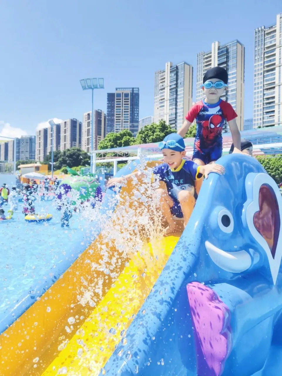 Kids water games crab park插图1