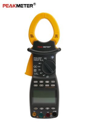 True RMS Auto Range Digital Power Clamp Meter 9999 Counts Low Battery Indication