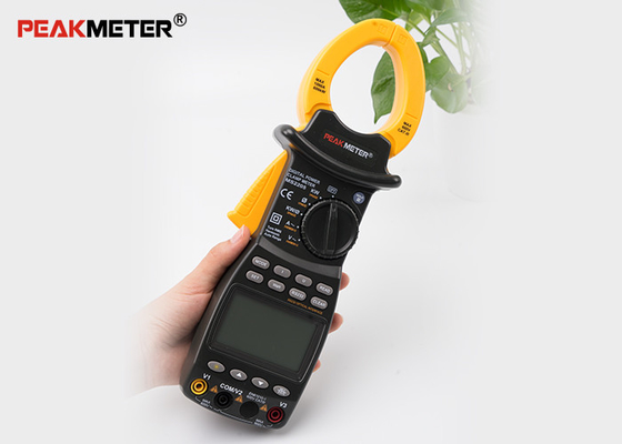 Passive Frequenz-harmonischer Energie-Faktor und aktives Hand-Digital Klammern-Meter Wechselstrom-Effektivwerts