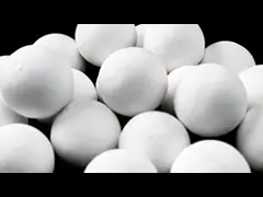 Hardness 9 Inert Alumina Porcelain Balls Uses Grinding And Polishing Material