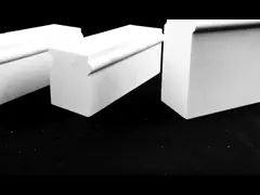 HRA 80-90 Alumina Ceramic Lining Brick Good Impact Resistance